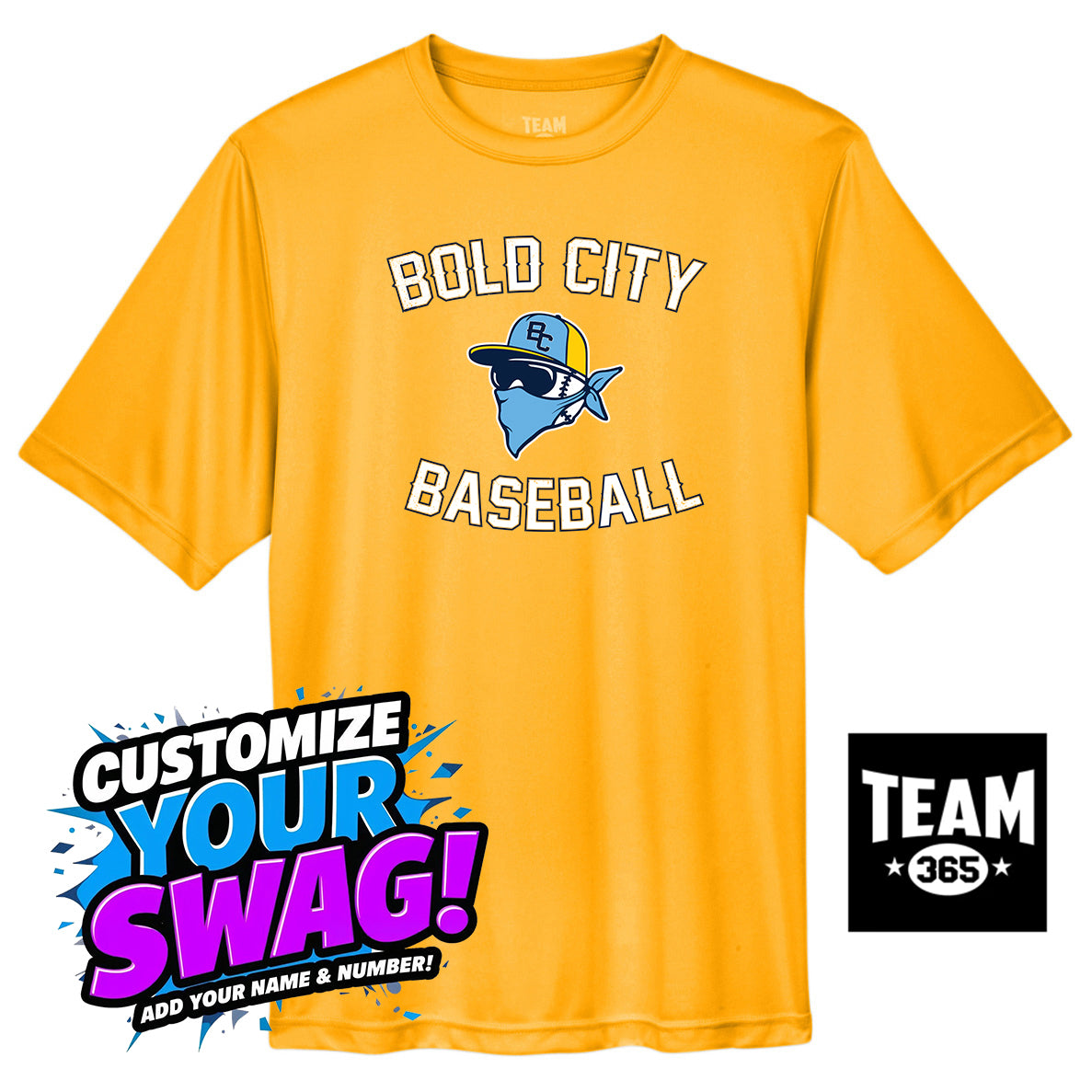 Team 365 Youth & Men's Zone Performance T-Shirt - Bold City Bandits Baseball