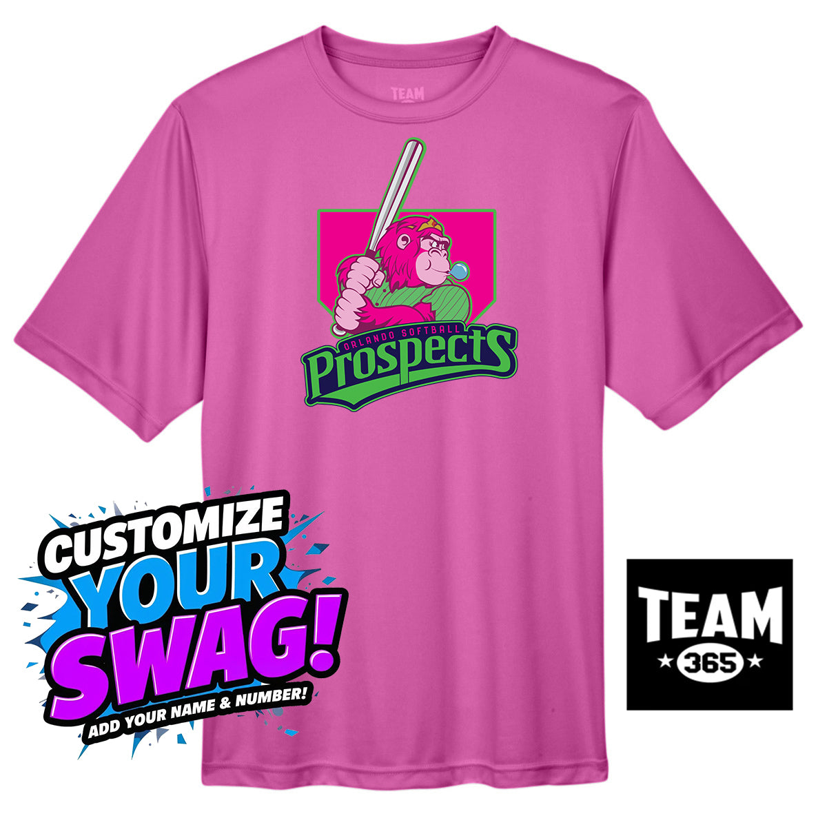 Team 365 Youth & Men's Zone Performance T-Shirt - OSP Gorilla Queens Softball