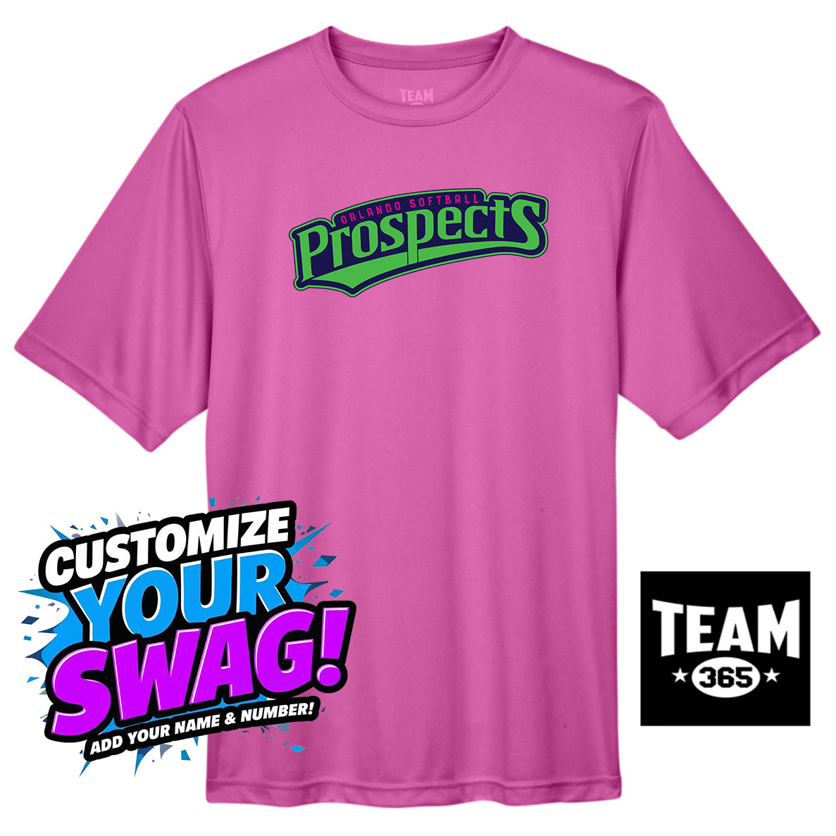 Team 365 Youth & Men's Zone Performance T-Shirt - OSP Gorilla Queens Softball