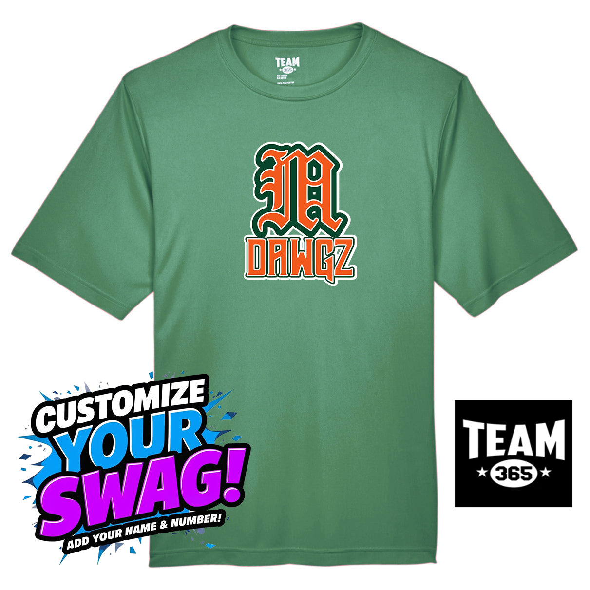 Team 365 Youth & Men's Zone Performance T-Shirt - Miami Metro Dawgz