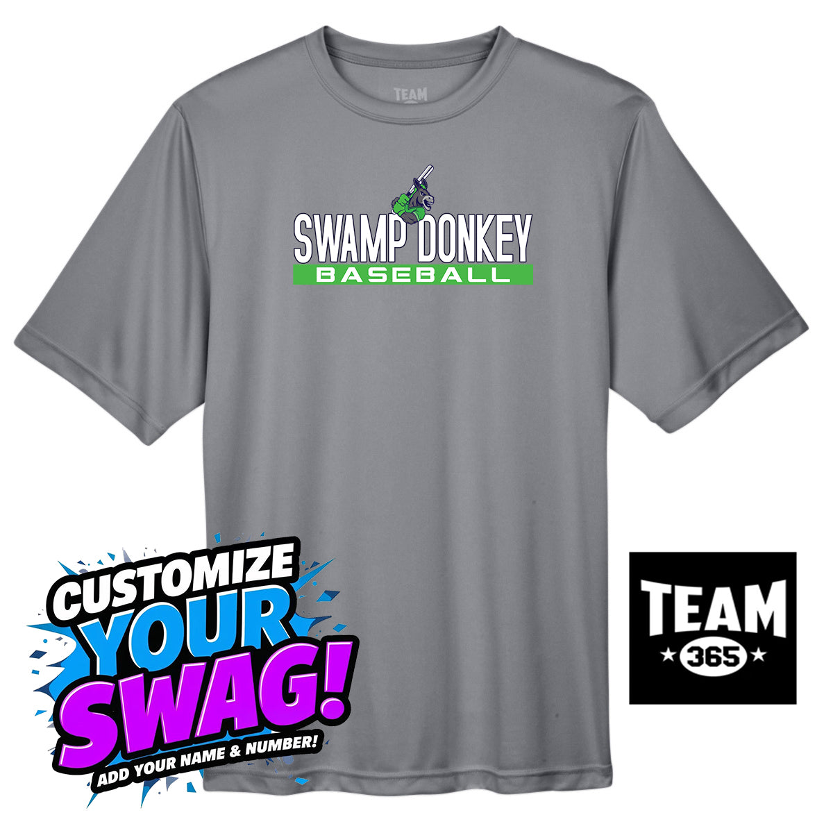 Team 365 Youth & Men's Zone Performance T-Shirt - OBP Swamp Donkeys