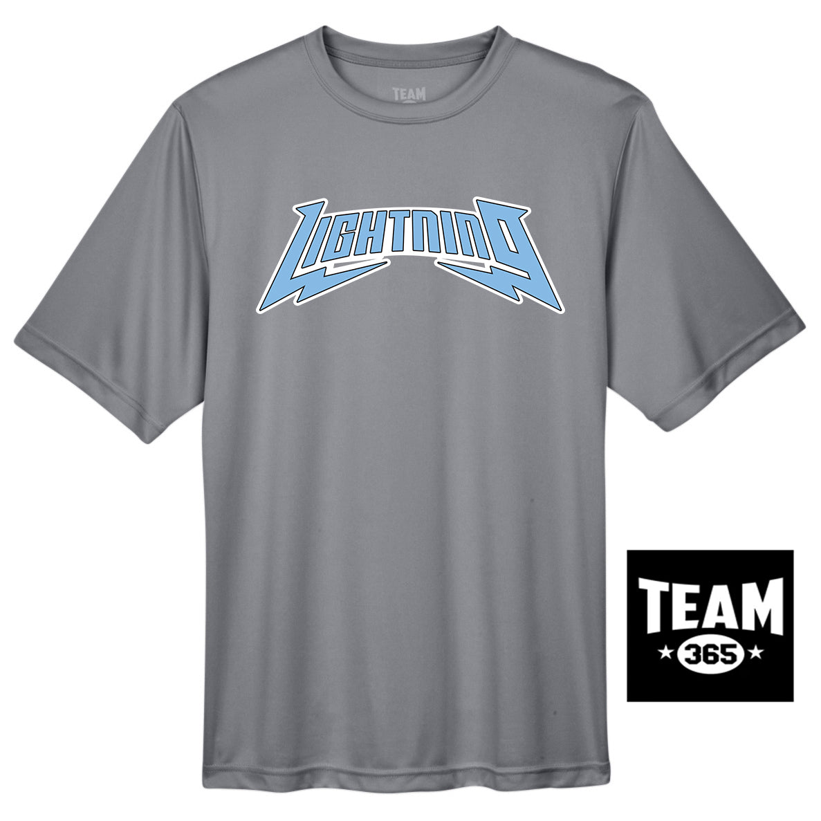 Team 365 TT11 Men's Zone Performance T-Shirt - Lightning Baseball