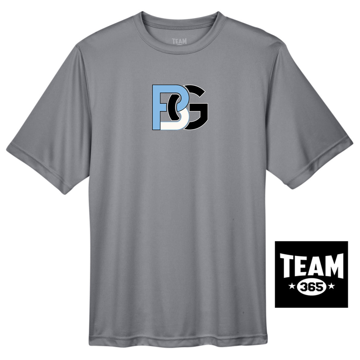 Team 365 TT11 Men's Zone Performance T-Shirt - Lightning Baseball