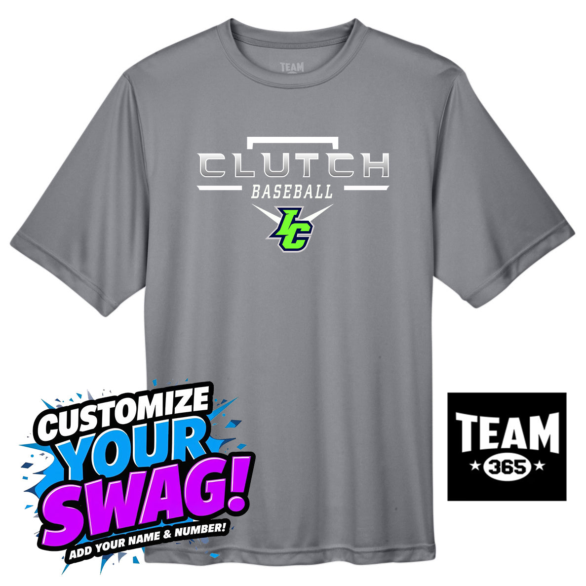 Team 365 Youth & Men's Zone Performance T-Shirt - Indy Clutch Baseball