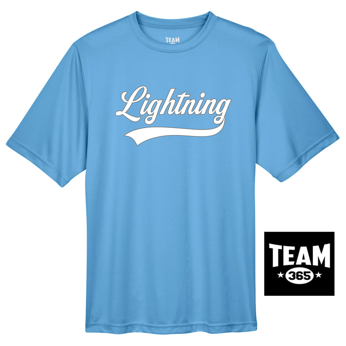 Team 365 TT11 Men's Zone Performance T-Shirt - Lightning Baseball