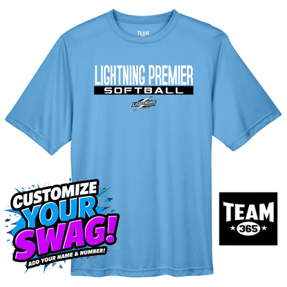 Team 365 Youth & Men's Zone Performance T-Shirt - Lightning Premier Softball