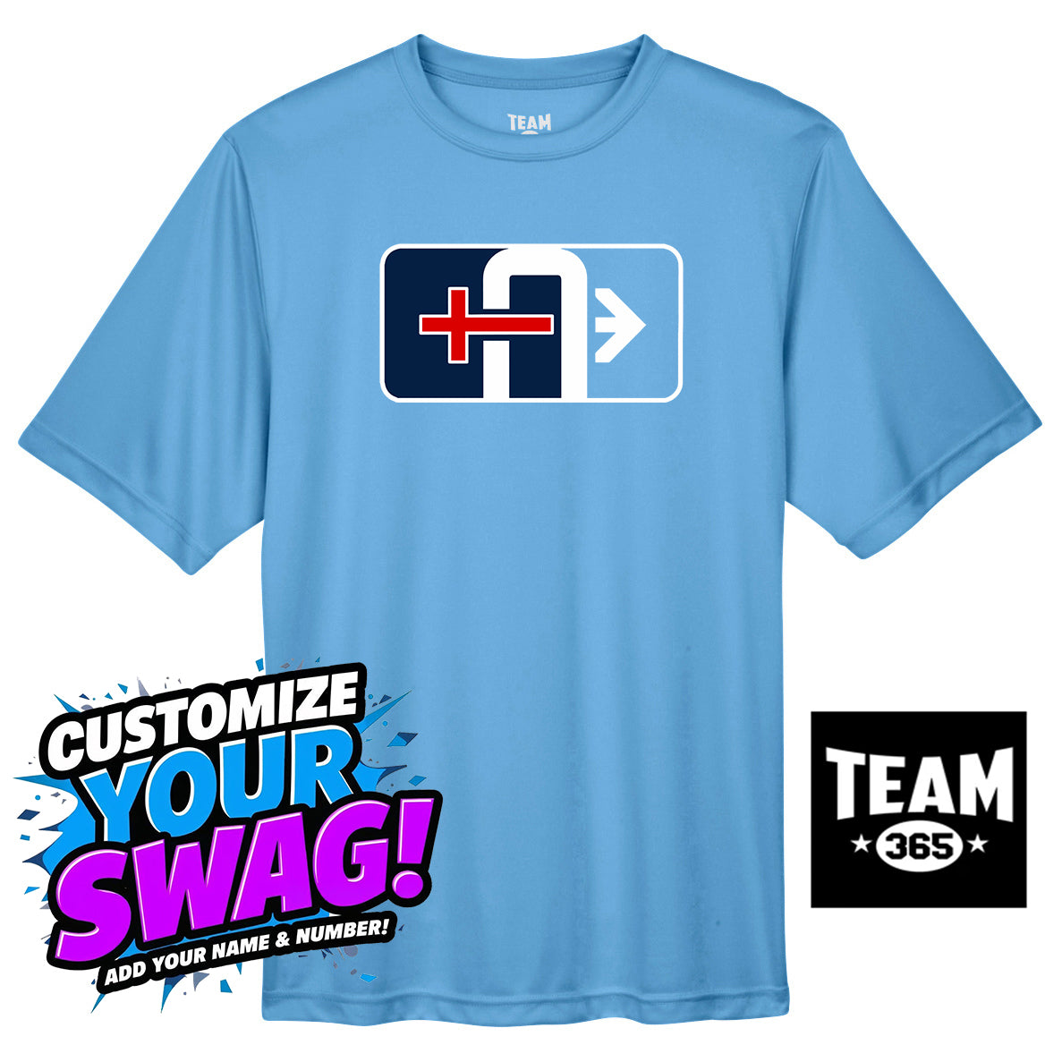 Team 365 Youth & Men's Zone Performance T-Shirt - Arrows Baseball
