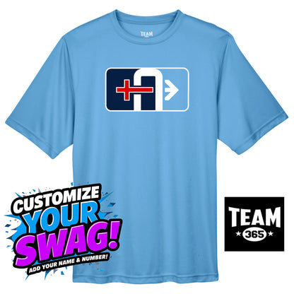Team 365 Youth & Men's Zone Performance T-Shirt - Arrows Baseball