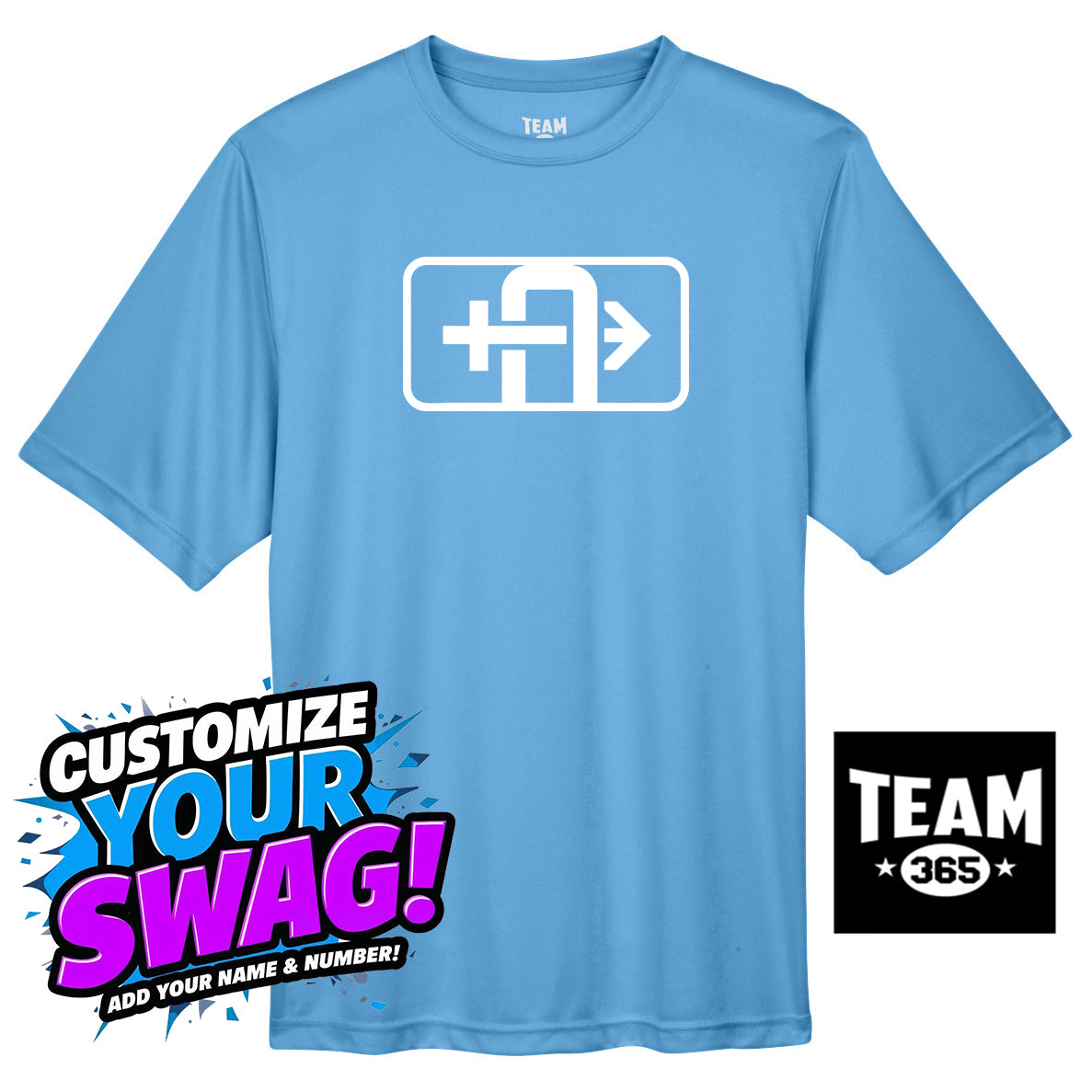 Team 365 Youth & Men's Zone Performance T-Shirt - Arrows Baseball