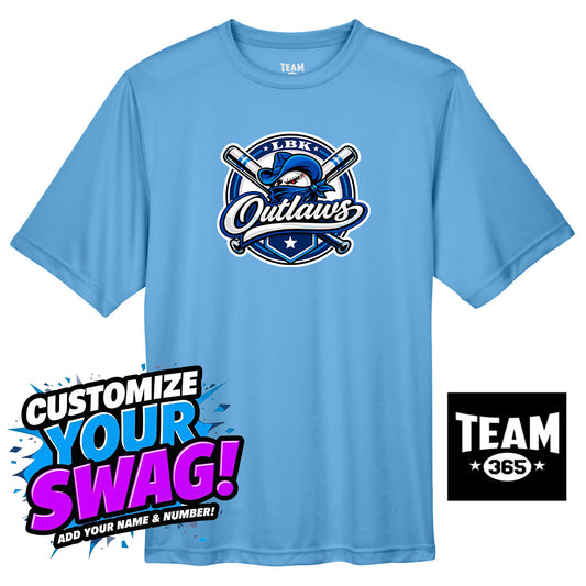 Team 365 Youth & Men's Zone Performance T-Shirt - LBK Outlaws Baseball