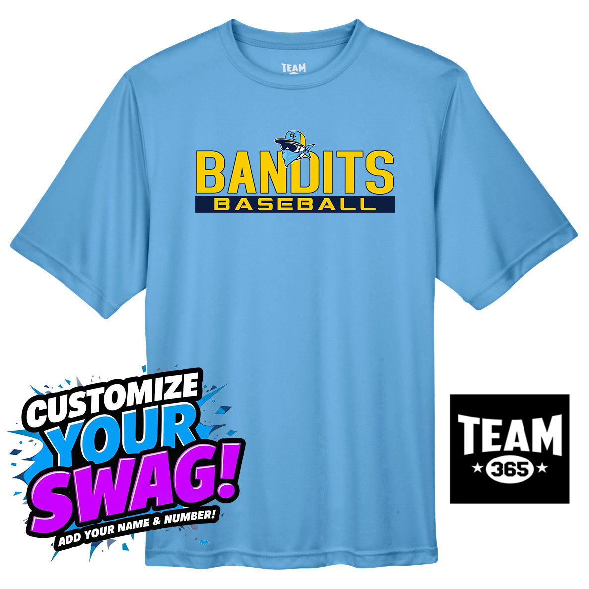 Team 365 Youth & Men's Zone Performance T-Shirt - Bold City Bandits Baseball