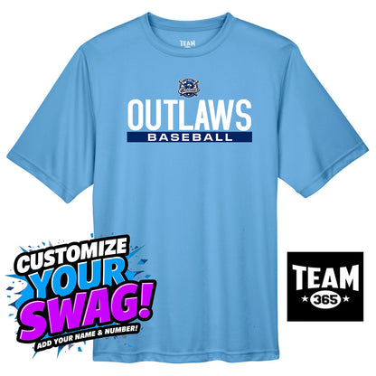 Team 365 Youth & Men's Zone Performance T-Shirt - LBK Outlaws Baseball