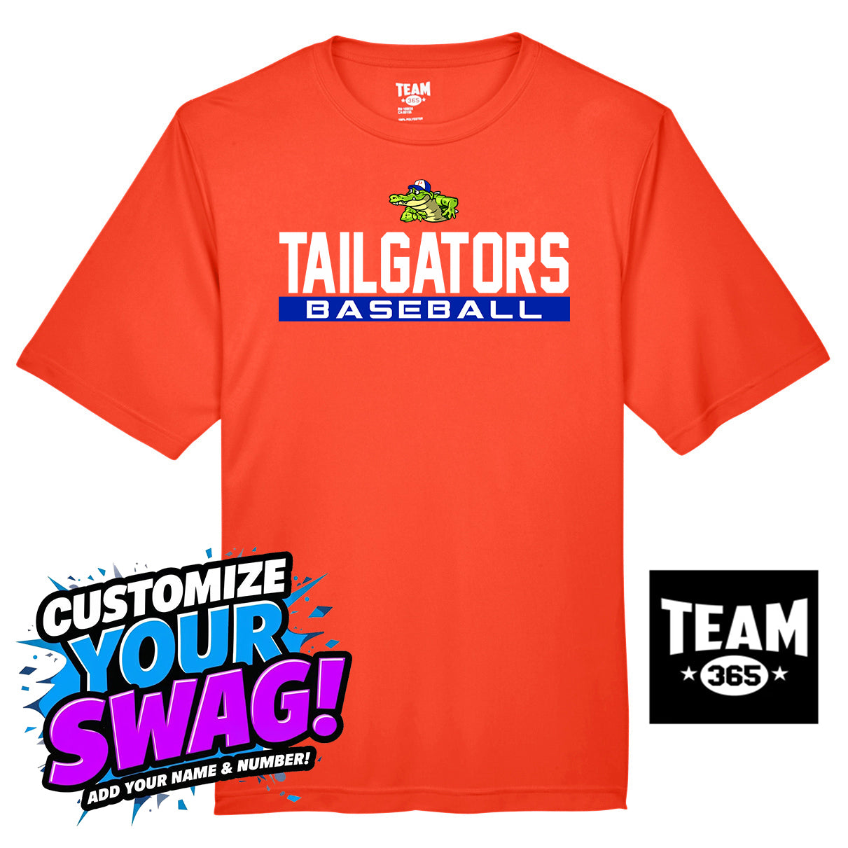 Team 365 Youth & Men's Zone Performance T-Shirt - Palatka TailGators Baseball