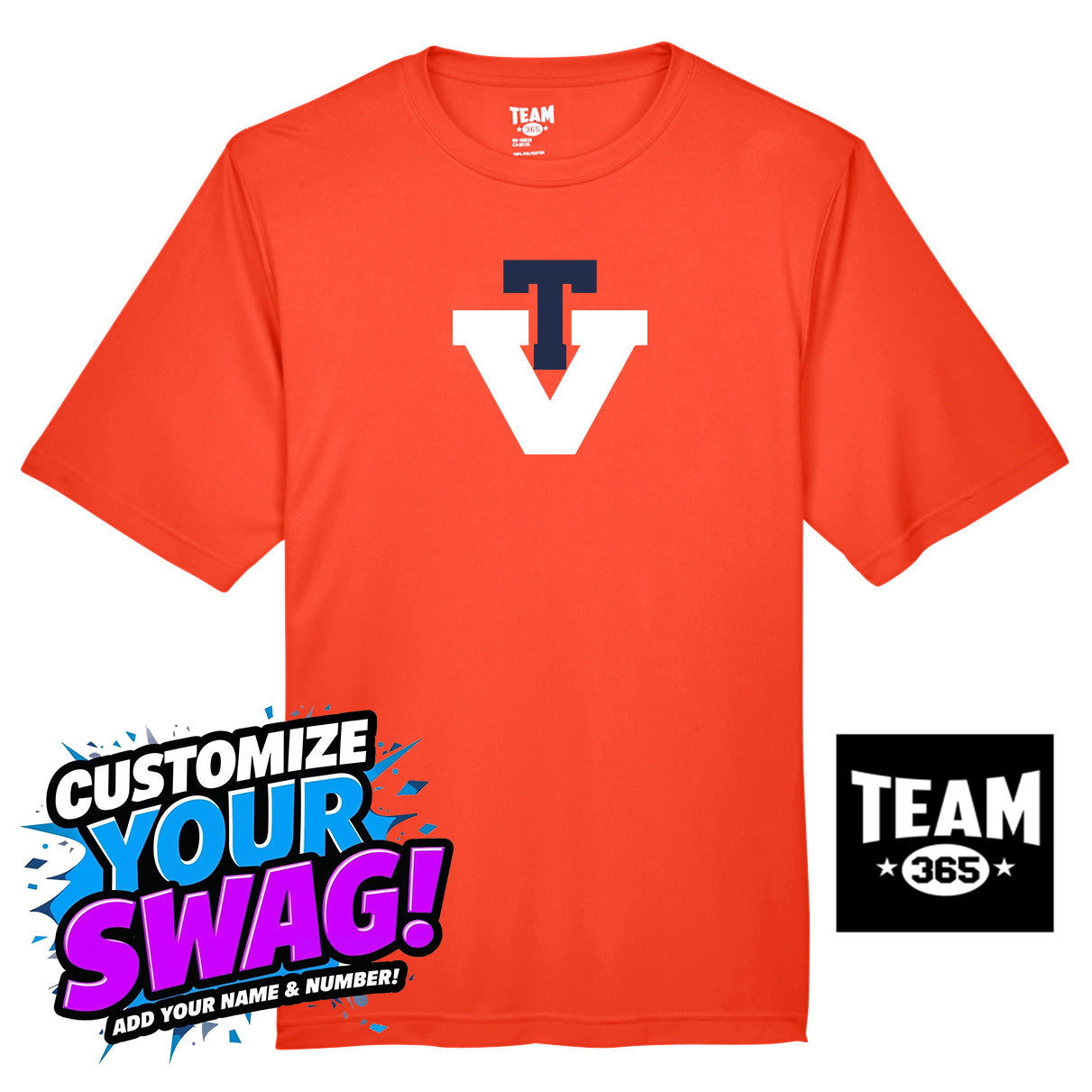 Team 365 Youth & Men's Zone Performance T-Shirt - Team Virginia Baseball