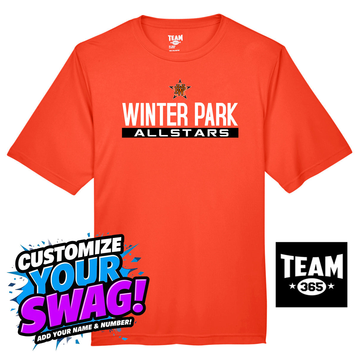 Team 365 Youth & Men's Zone Performance T-Shirt - Winter Park All-Stars