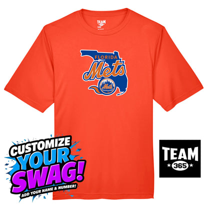 Team 365 Youth & Men's Zone Performance T-Shirt - Florida Mets Baseball