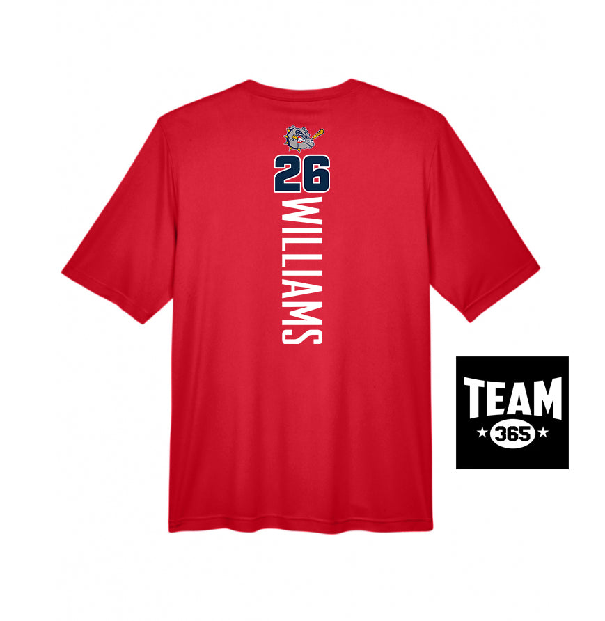 Team 365 Youth & Men's Zone Performance T-Shirt - Bloomingdale Bulldogs Baseball