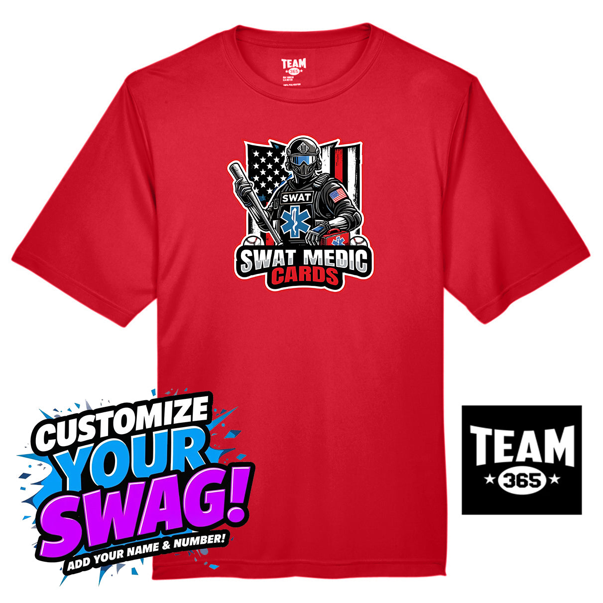Team 365 Youth & Men's Zone Performance T-Shirt - Swat Medic Cards