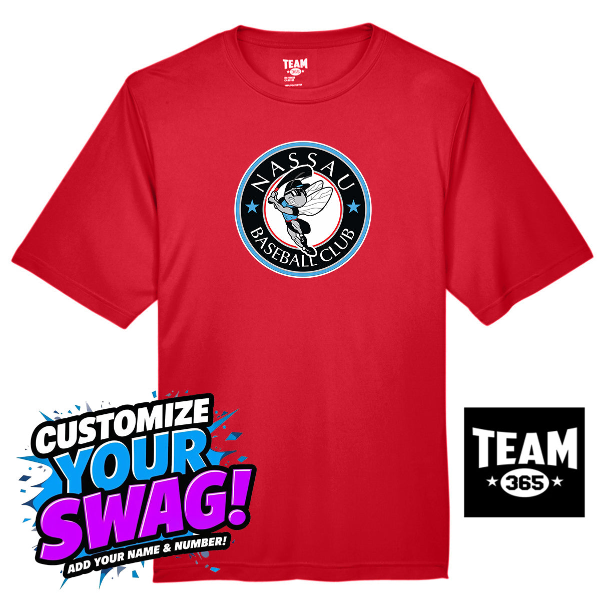 Team 365 Youth & Men's Zone Performance T-Shirt - NBC Gnats Baseball