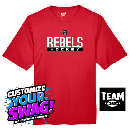 Team 365 Youth & Men's Zone Performance T-Shirt - Casco Bay Rebels Hockey