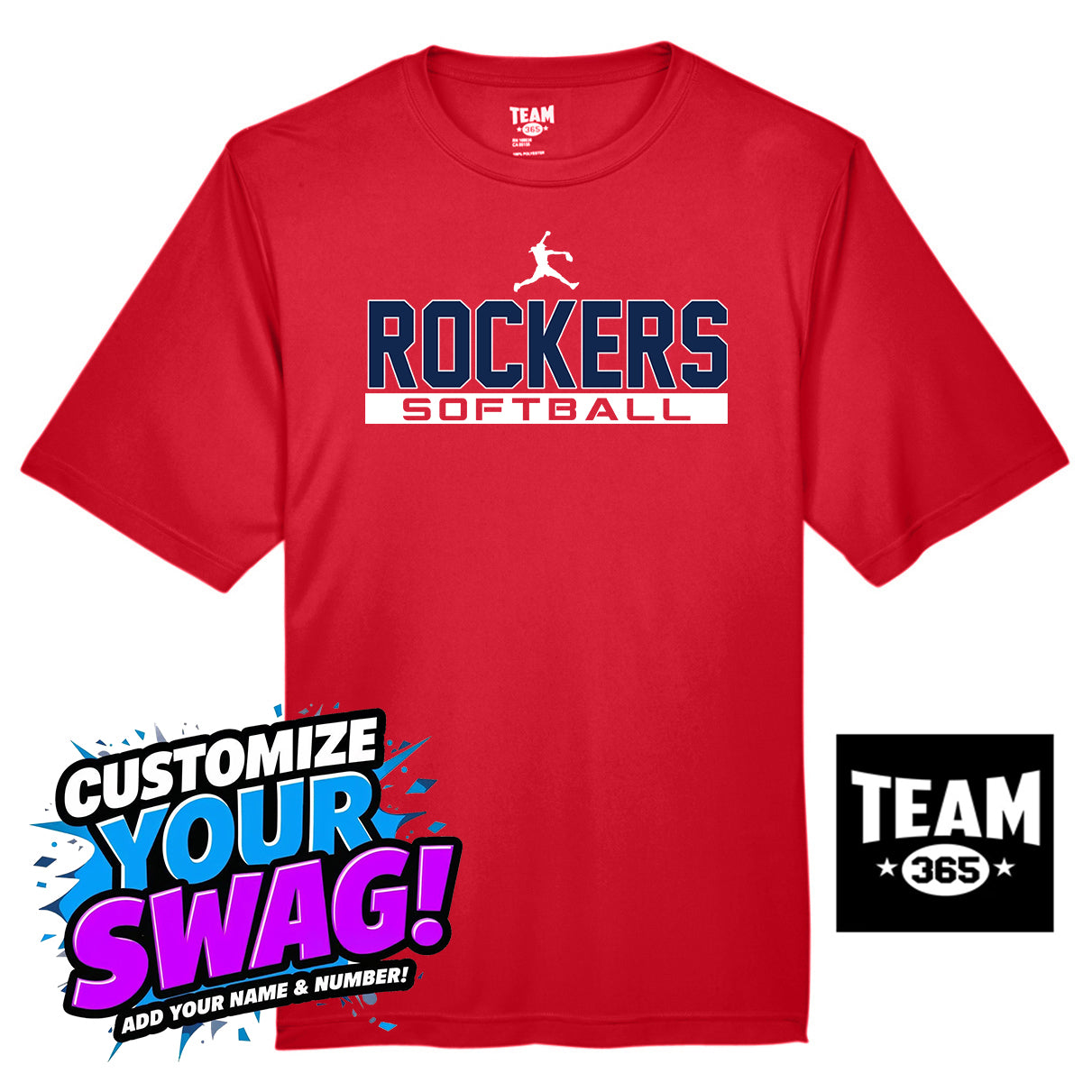 Team 365 Youth & Men's Zone Performance T-Shirt - KY Rockers Softball