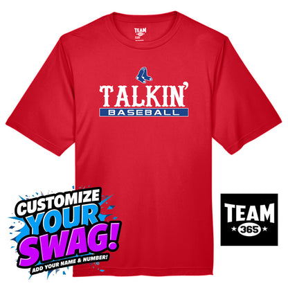 Team 365 Youth & Men's Zone Performance T-Shirt - Talkin' Baseball