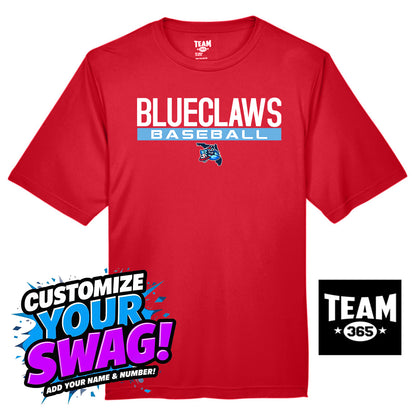 Team 365 Youth & Men's Zone Performance T-Shirt - FCA Blueclaws Baseball