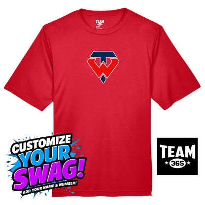 Team 365 Youth & Men's Zone Performance T-Shirt - Tampa Warriors Baseball