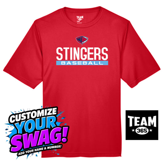 Team 365 Youth & Men's Zone Performance T-Shirt - Pasco Stingers Baseball