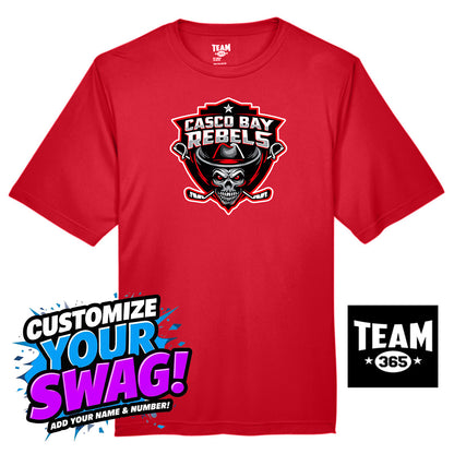 Team 365 Youth & Men's Zone Performance T-Shirt - Casco Bay Rebels Hockey