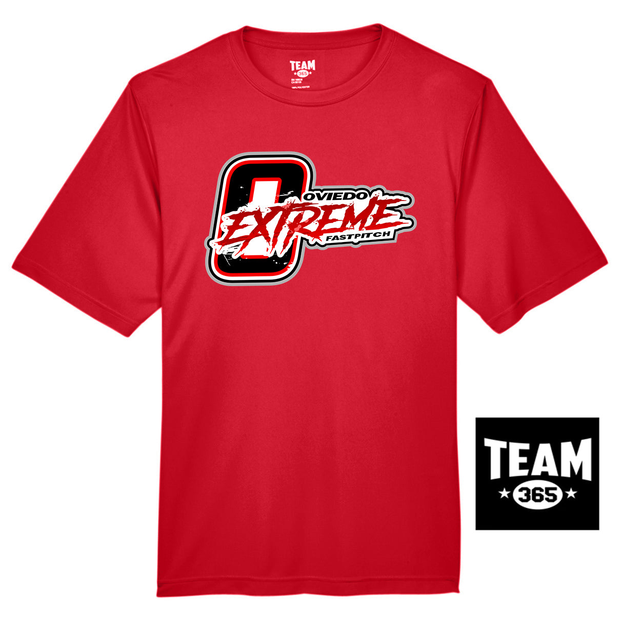 Team 365 TT11 Men's Zone Performance T-Shirt - Oviedo Extreme Softball