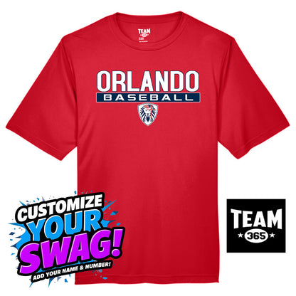 Team 365 Youth & Men's Zone Performance T-Shirt - Orlando Lions Baseball