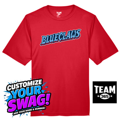 Team 365 Youth & Men's Zone Performance T-Shirt - FCA Blueclaws Baseball