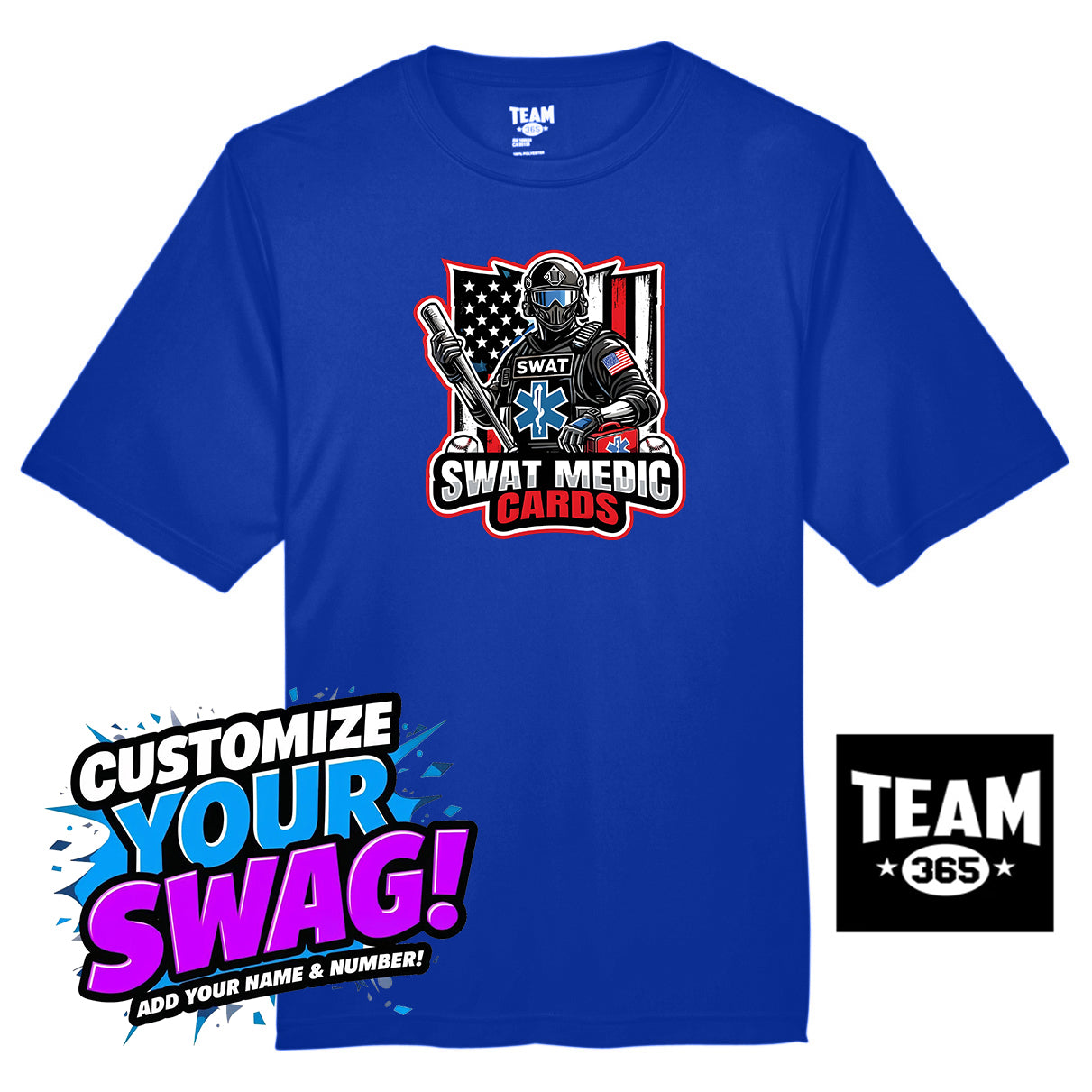 Team 365 Youth & Men's Zone Performance T-Shirt - Swat Medic Cards