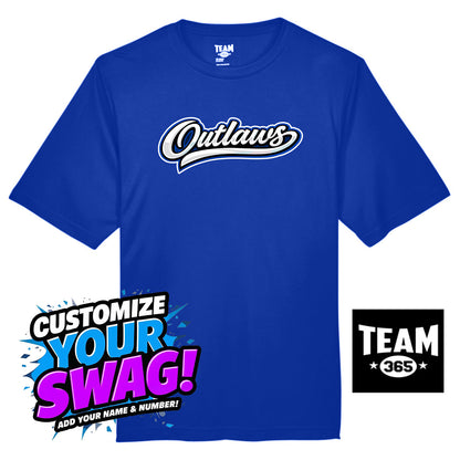 Team 365 Youth & Men's Zone Performance T-Shirt - LBK Outlaws Baseball