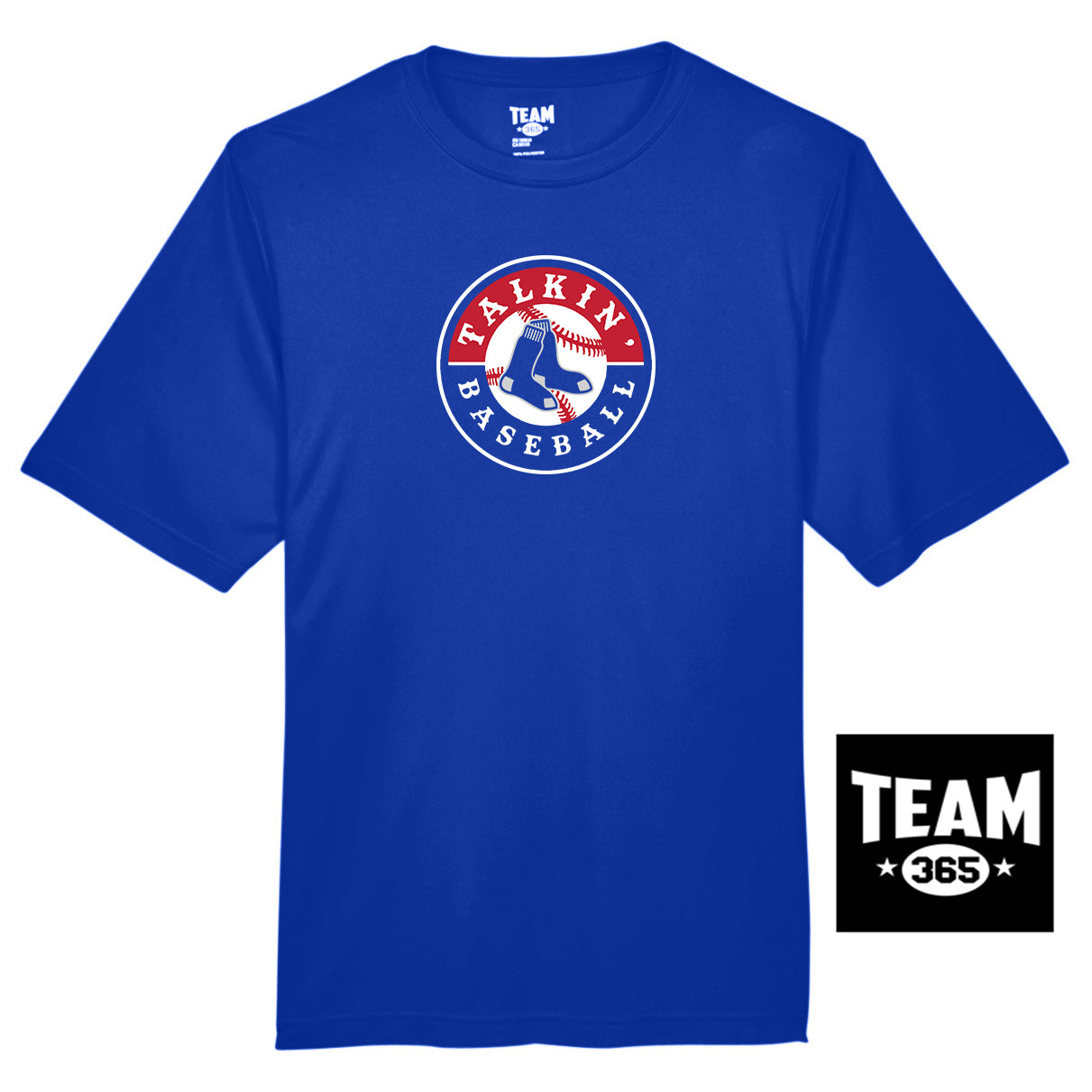 Team 365 Youth & Men's Zone Performance T-Shirt - Talkin Baseball