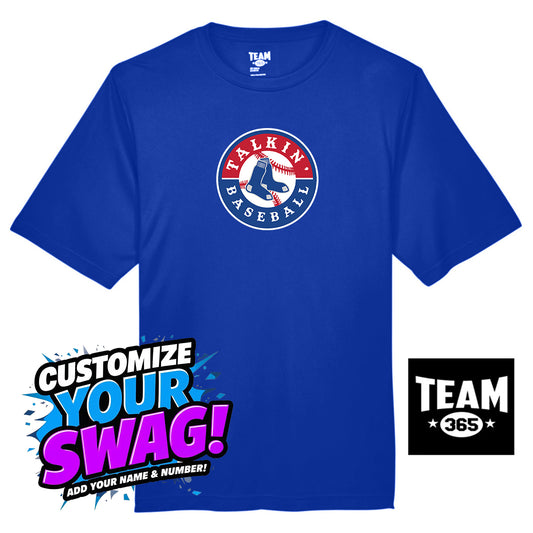 Team 365 Youth & Men's Zone Performance T-Shirt - Talkin' Baseball