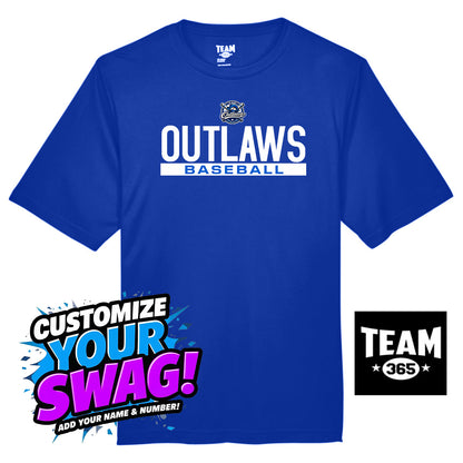 Team 365 Youth & Men's Zone Performance T-Shirt - LBK Outlaws Baseball