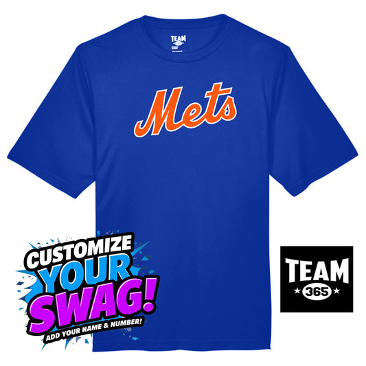 Team 365 Youth & Men's Zone Performance T-Shirt - Florida Mets Baseball