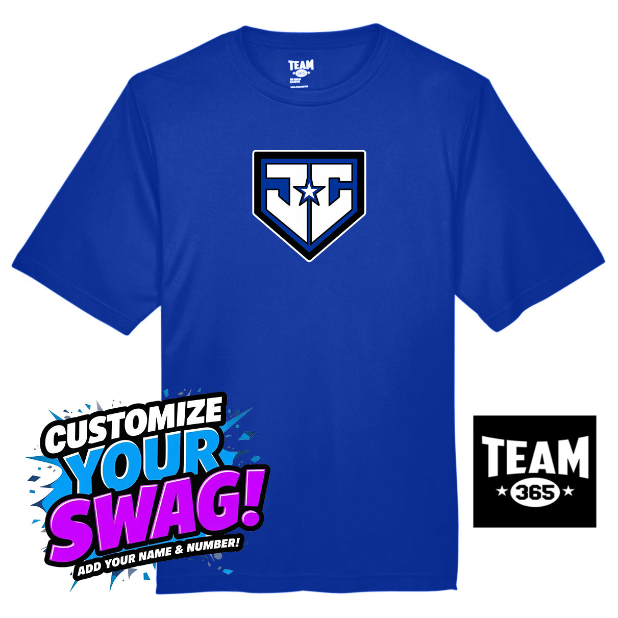 Team 365 Youth & Men's Zone Performance T-Shirt - JCB Diamond Kings Baseball