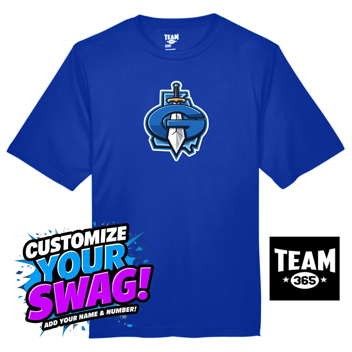 Team 365 Youth & Men's Zone Performance T-Shirt - Georgia Titans Elite Baseball