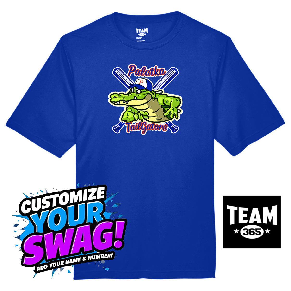 Team 365 Youth & Men's Zone Performance T-Shirt - Palatka TailGators Baseball