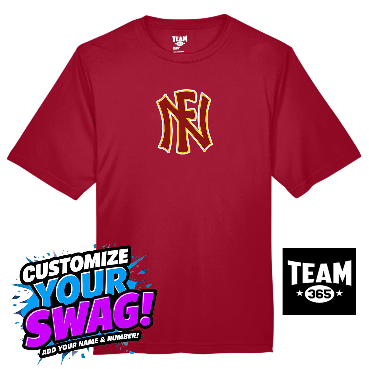 Team 365 Youth & Men's Zone Performance T-Shirt - North Florida Tribe