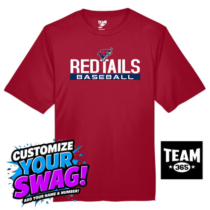 Team 365 Youth & Men's Zone Performance T-Shirt - MSA Redtails Baseball