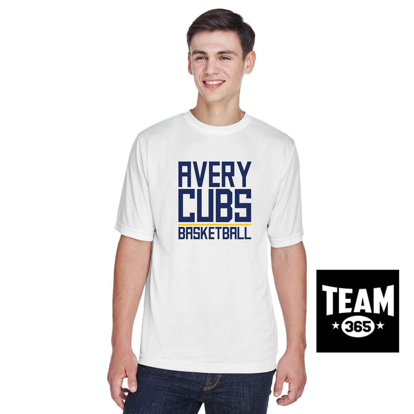 Team 365 TT11 Men's Zone Performance T-Shirt - Avery Cubs