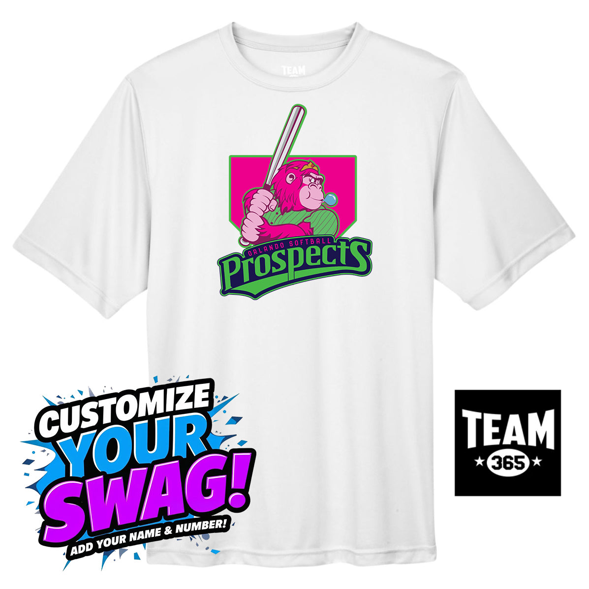 Team 365 Youth & Men's Zone Performance T-Shirt - OSP Gorilla Queens Softball