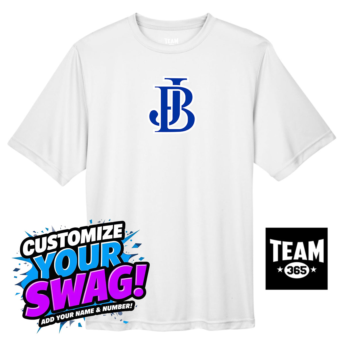 Team 365 Youth & Men's Zone Performance T-Shirt - Jax Beach Baseball
