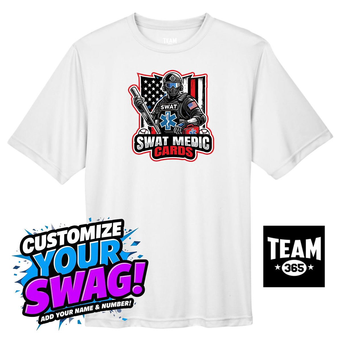 Team 365 Youth & Men's Zone Performance T-Shirt - Swat Medic Cards