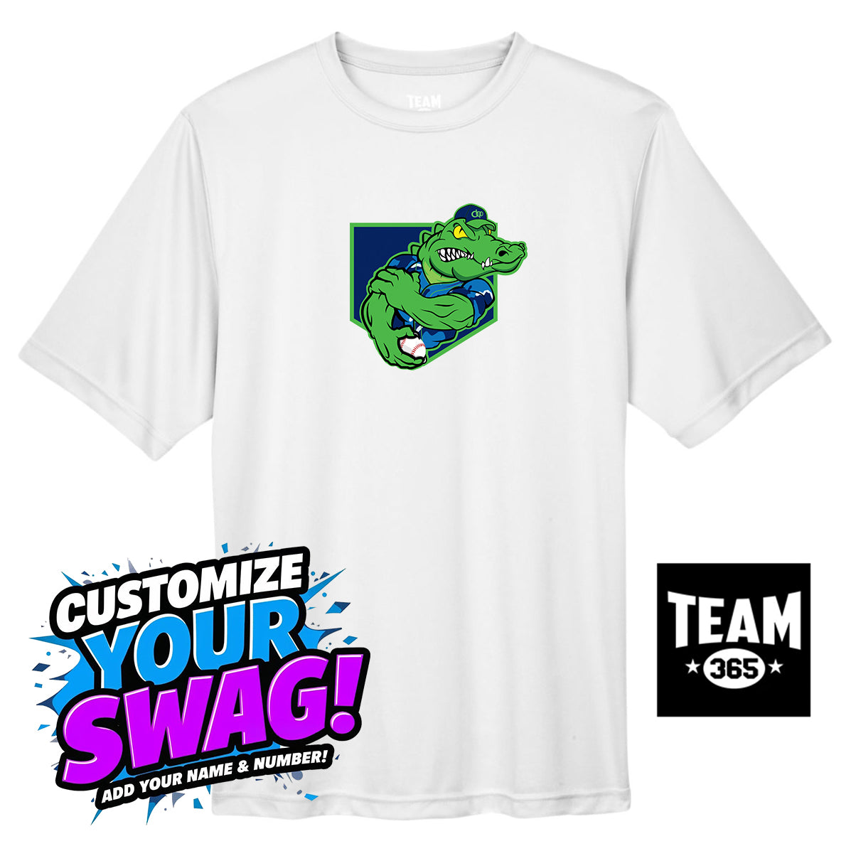 Team 365 Youth & Men's Zone Performance T-Shirt - OBP Swamp Kings