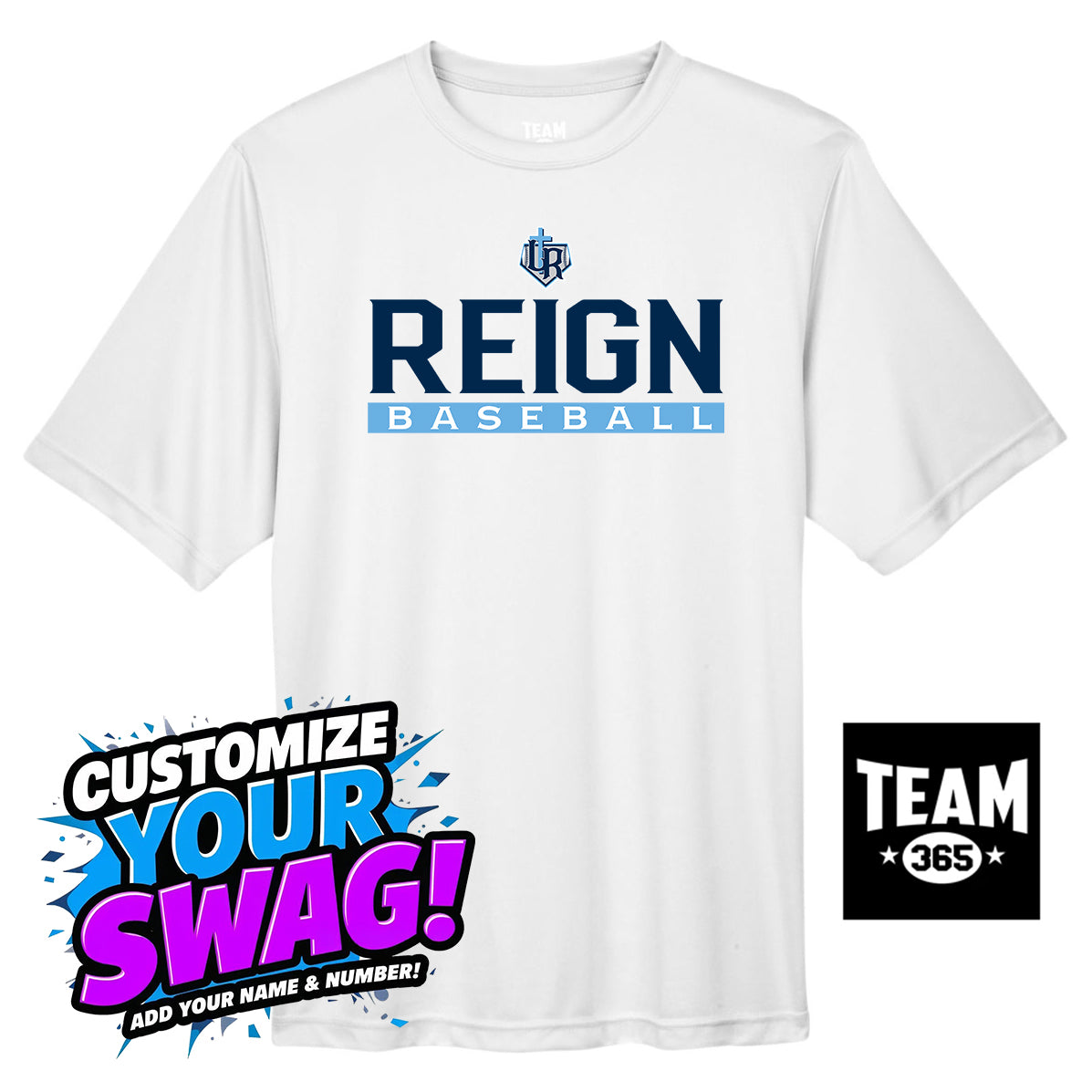 Team 365 Youth & Men's Zone Performance T-Shirt - Reign Baseball